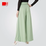 Летний асимметричный ремень, штаны для отдыха, высокая талия, свободный прямой крой
