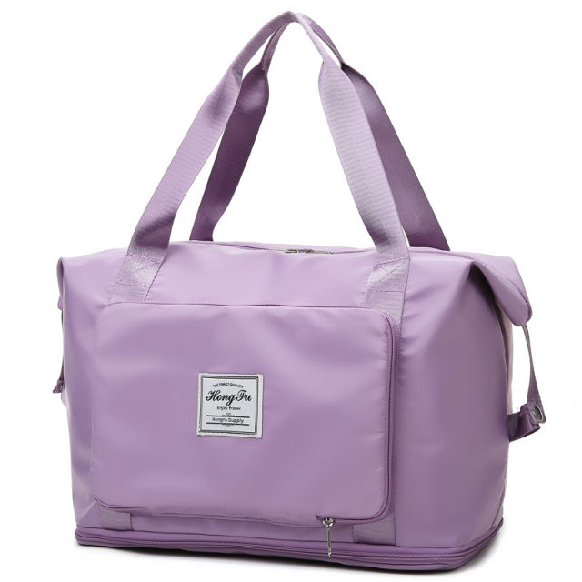 Travel bags can be foldable and expanded and sturdy