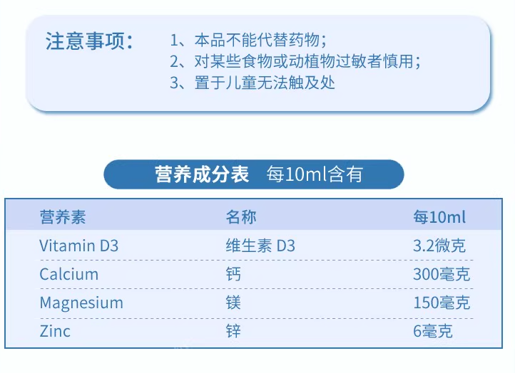 2瓶价 Osteocare液体维生素VD3钙镁锌200ml 儿童孕妇促进补钙吸收,淘宝优惠券,粉丝福利购,淘宝优惠卷