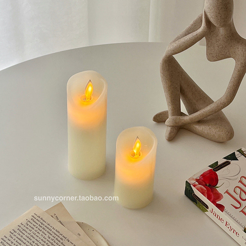 跃动的烛光～摇摆灯芯仿真led蜡烛灯ins拍照装饰氛围灯卧室小夜灯,淘宝优惠券,粉丝福利购,淘宝优惠卷