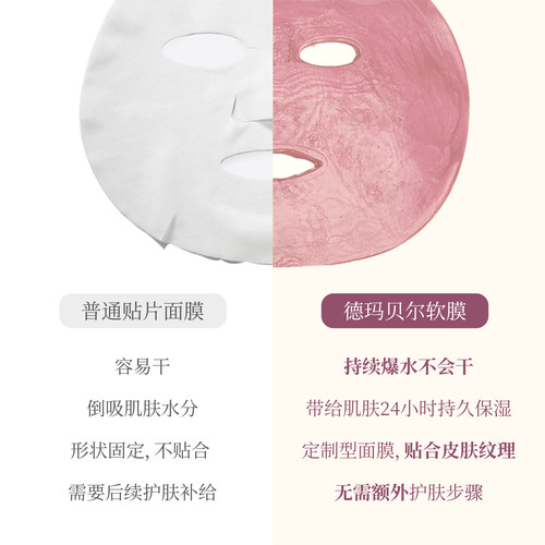 德玛贝尔樱花凝胶软膜美容院软膜粉涂抹面膜紧致肌肤控油保湿女生 - 图2