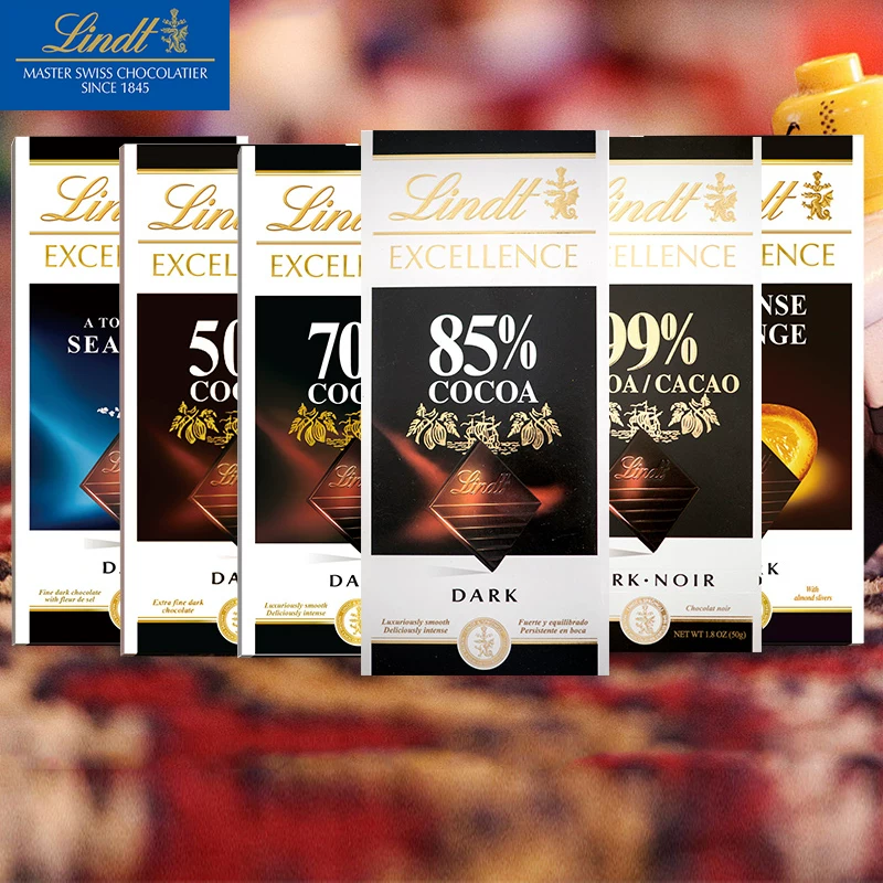 [Шоколад с мягким центром Lindt Swiss шоколад горький без молока, подарочная упаковка]