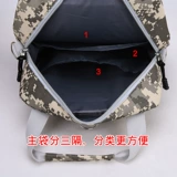 Сумка для учебы, школьный рюкзак, сумка через плечо, камуфляжная водонепроницаемая льняная сумка, детский портфель, для средней школы