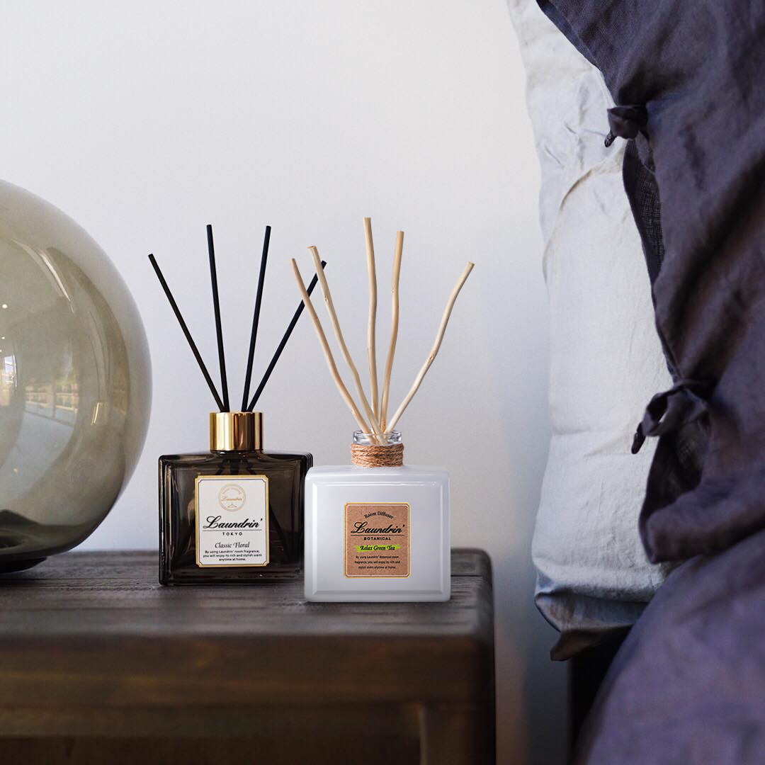 日本无火藤条香薰laundrin室内香氛 Laundrin海外香熏香料