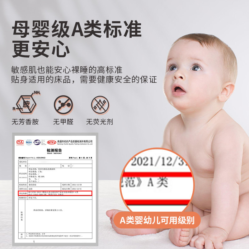 a类抗菌单件夹棉加厚全包床垫床笠 伊诺恩床笠