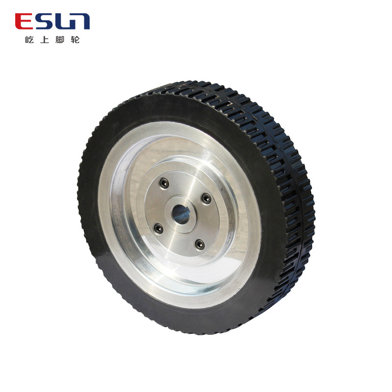 8寸铝芯主动轮机器人agv 200脚轮 屹上脚轮/万向轮