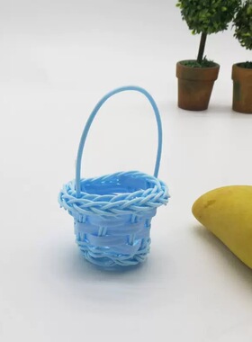 DIY永生手工编织花蓝摆件婚庆