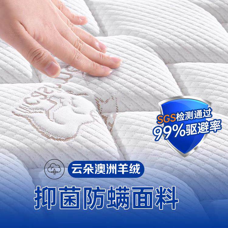 独立弹簧席梦思床垫20cm厚1米5乳胶床垫1.35米1.2x1.9*2软硬家用 - 图0