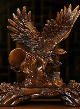 大展宏图老鹰摆件公司商务礼品办公桌书房装饰品开业乔迁礼品摆件