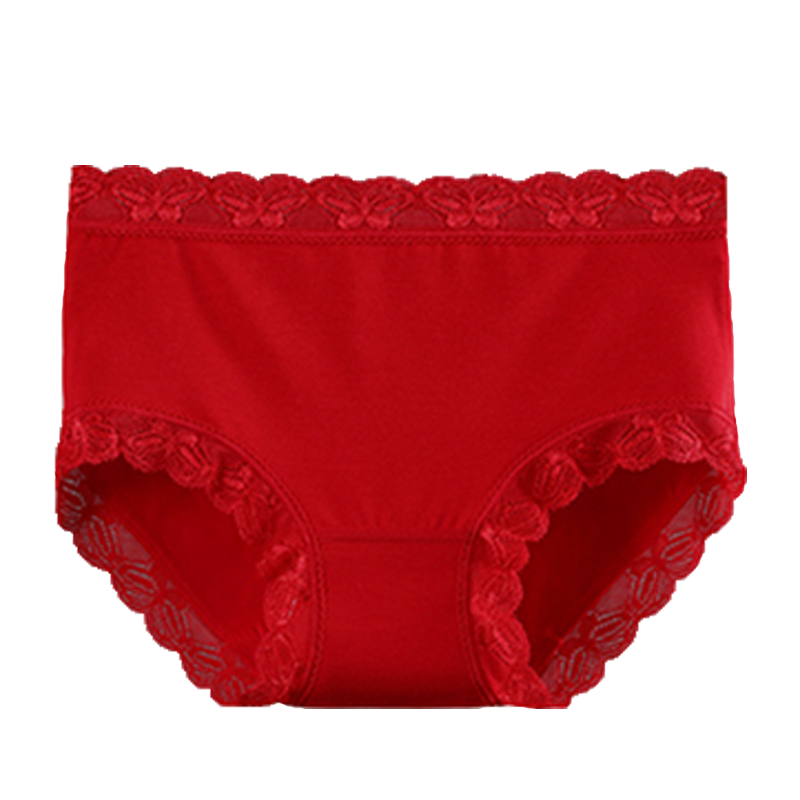 棉乐姿甜美莫代尔性感蕾丝轻薄内裤 棉乐姿内裤