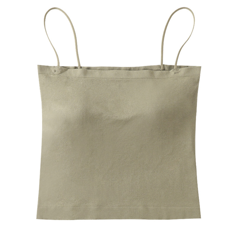 少女夏季防走光美背内衣带一体裹胸 蓝衣世家抹胸