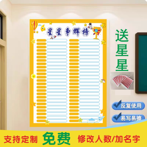 班级评比栏墙贴学生你追我赶积分表小学幼儿园红花奖励榜教室布置 - 图0