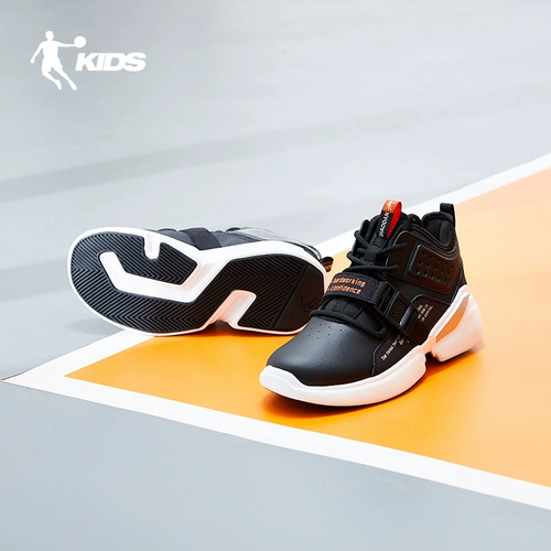 乔丹 Баскетбольная форма, зимняя баскетбольная обувь для мальчиков для школьников, высокая спортивная обувь, подходит для подростков