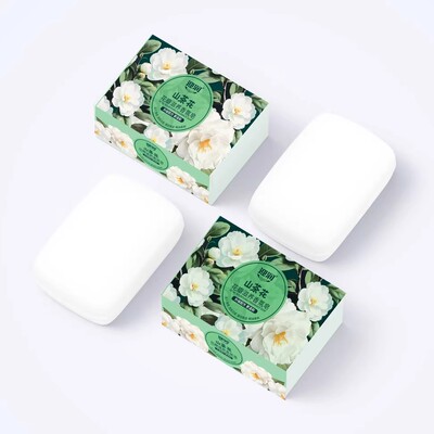 山茶花香氛香皂沐浴皂洗澡皂润肤清新深层排浊家用持久留香家庭装
