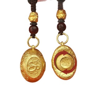 十二生肖元宝转转钥匙扣