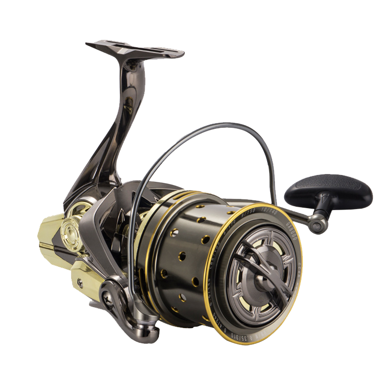 远投纺车10000型全金属主体鱼线轮 渔钓徒鱼线轮