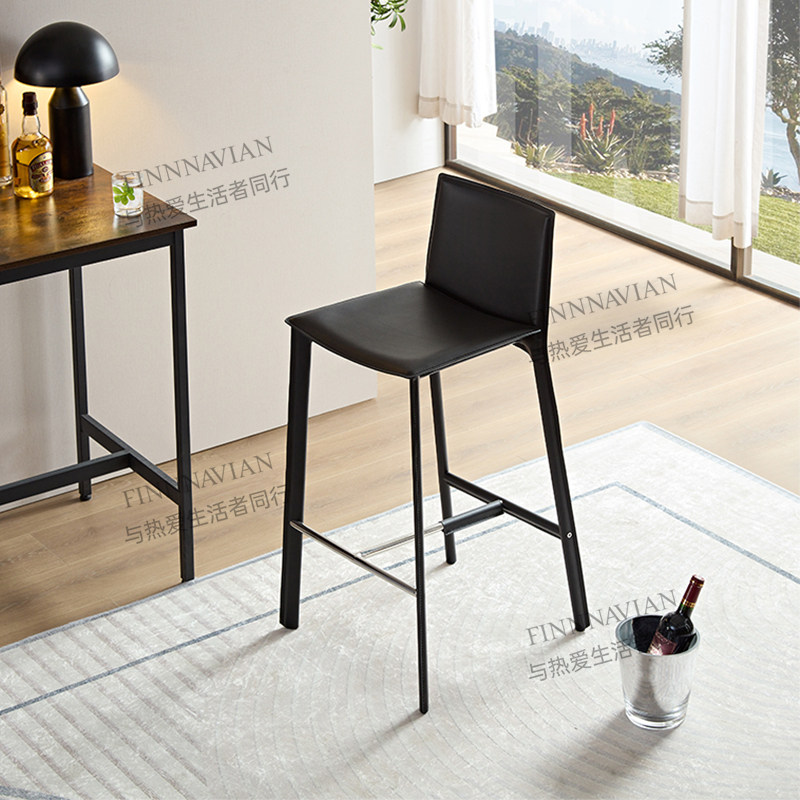 芬纳维亚ART 现代家用无扶手吧台椅 Jean 轻奢极简网红高脚靠背椅,淘宝优惠券,粉丝福利购,淘宝优惠卷