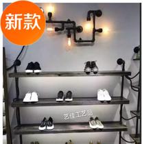 Shoe Rack Multilayer Bag Wrap Shoes Shop Bag upper wall Antique Bag WRAP SHOW STAND CREATIVE SOLID WOOD PACKAGE BAG