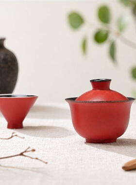 新中式样板间茶室茶几软装搭配家居装饰品摆件客厅电视柜茶具摆设