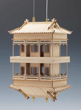 现代新中式创意古建筑吊饰