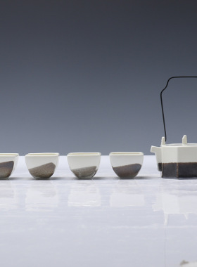 新中式茶具托盘组合摆件