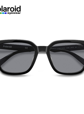 【新品】宝丽来偏光墨镜圆方框防眩光墨镜男女同款太阳镜0107