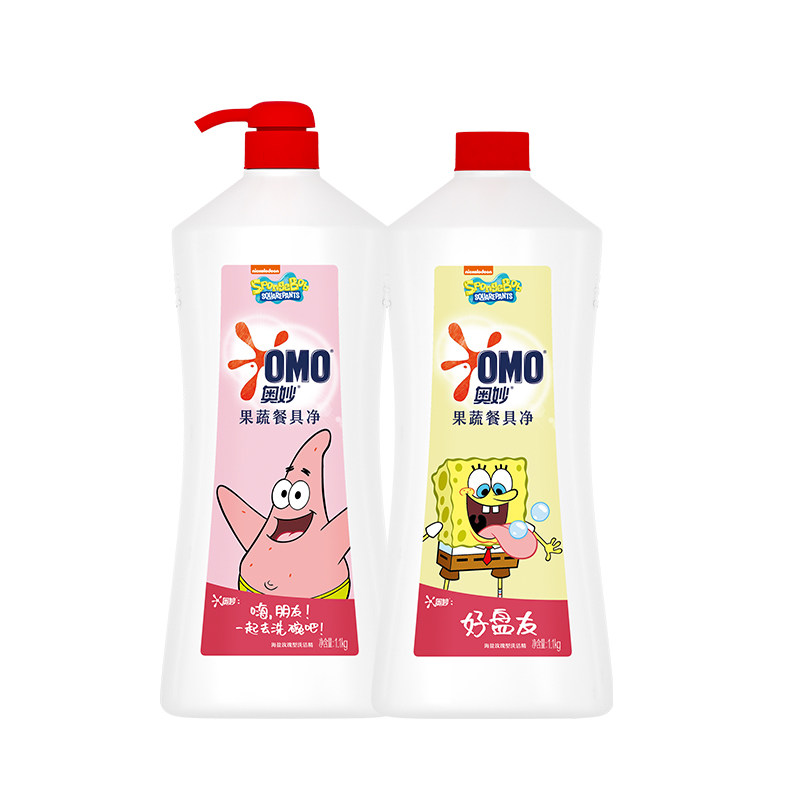 奥妙果蔬净厨房餐具不伤手洗洁精 钛川家居洗洁精