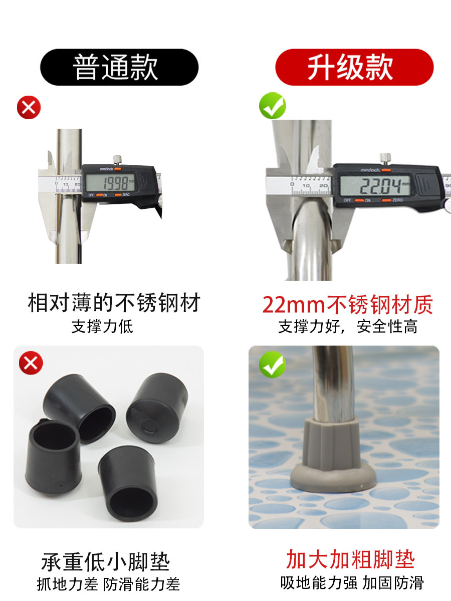 厕所凳蹲坑改孕妇不锈钢老人坐便椅 恩裕医疗器械便厕用具