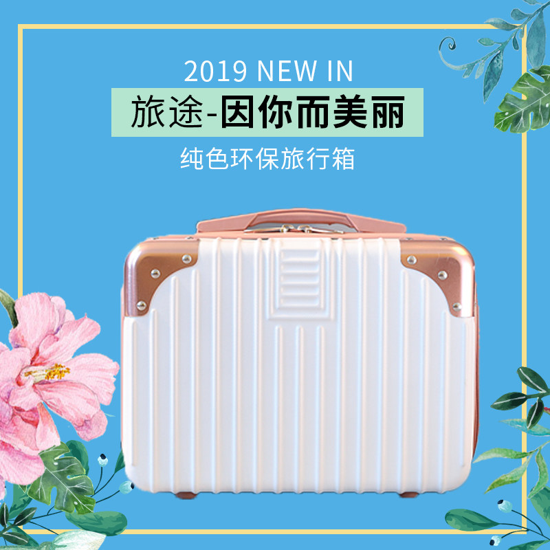 手提化妆箱大容量网红女便携工具箱 山鼠牌箱包铺旅行箱