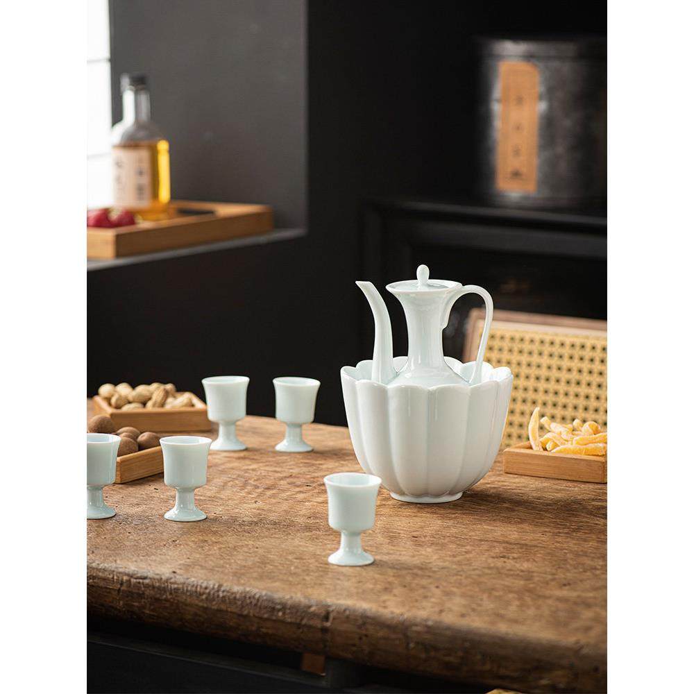 陶瓷温酒器暖酒壶家用酒具套件黄酒烫热酒中式仿古分酒仿宋壶酒杯,淘宝优惠券,粉丝福利购,淘宝优惠卷