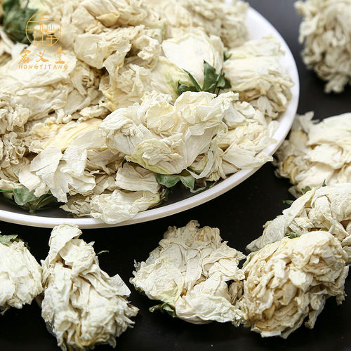 野生木槿花500g250g100g新货正品白木槿花茶干花木锦花泡茶中药材 - 图0