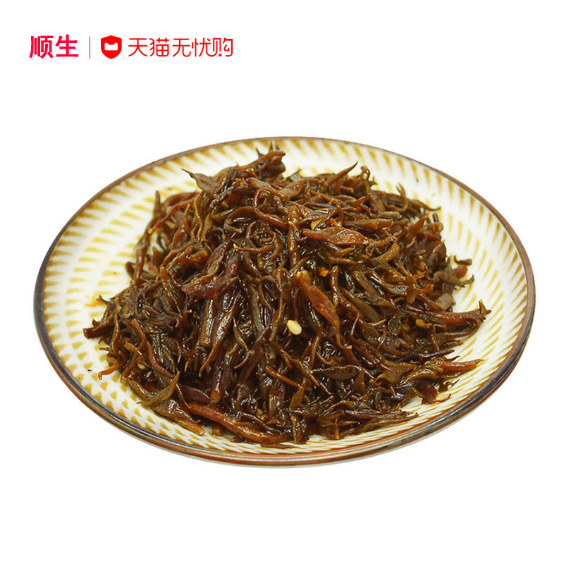 顺生东海羊栖菜长寿菜100g每包即食包装特产海藻丝海带凉拌菜礼盒 - 图0