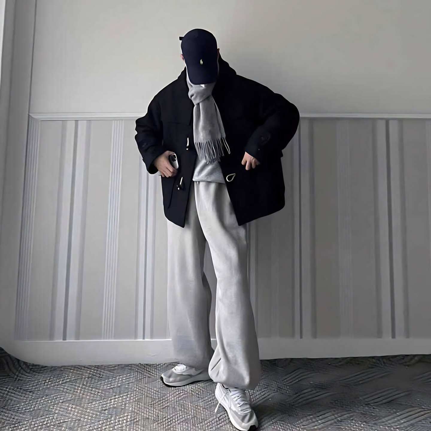 毛呢外套男款加厚秋冬季新款风衣休闲小众复古短款呢子牛角扣大衣,淘宝优惠券,粉丝福利购,淘宝优惠卷