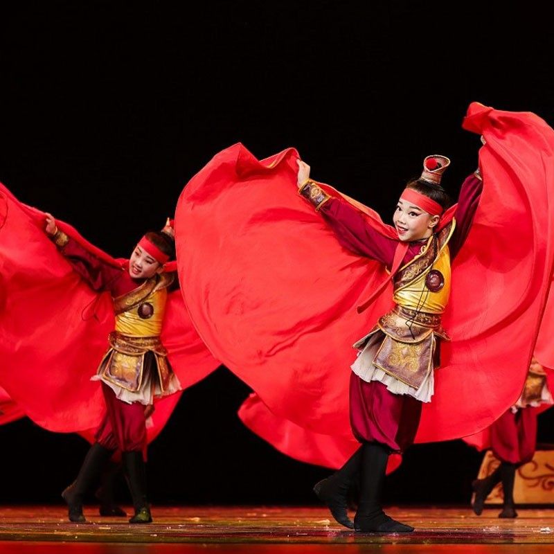 夺帅演出服花木兰儿童古典舞服装古代士兵表演服六一儿童节舞蹈服,淘宝优惠券,粉丝福利购,淘宝优惠卷