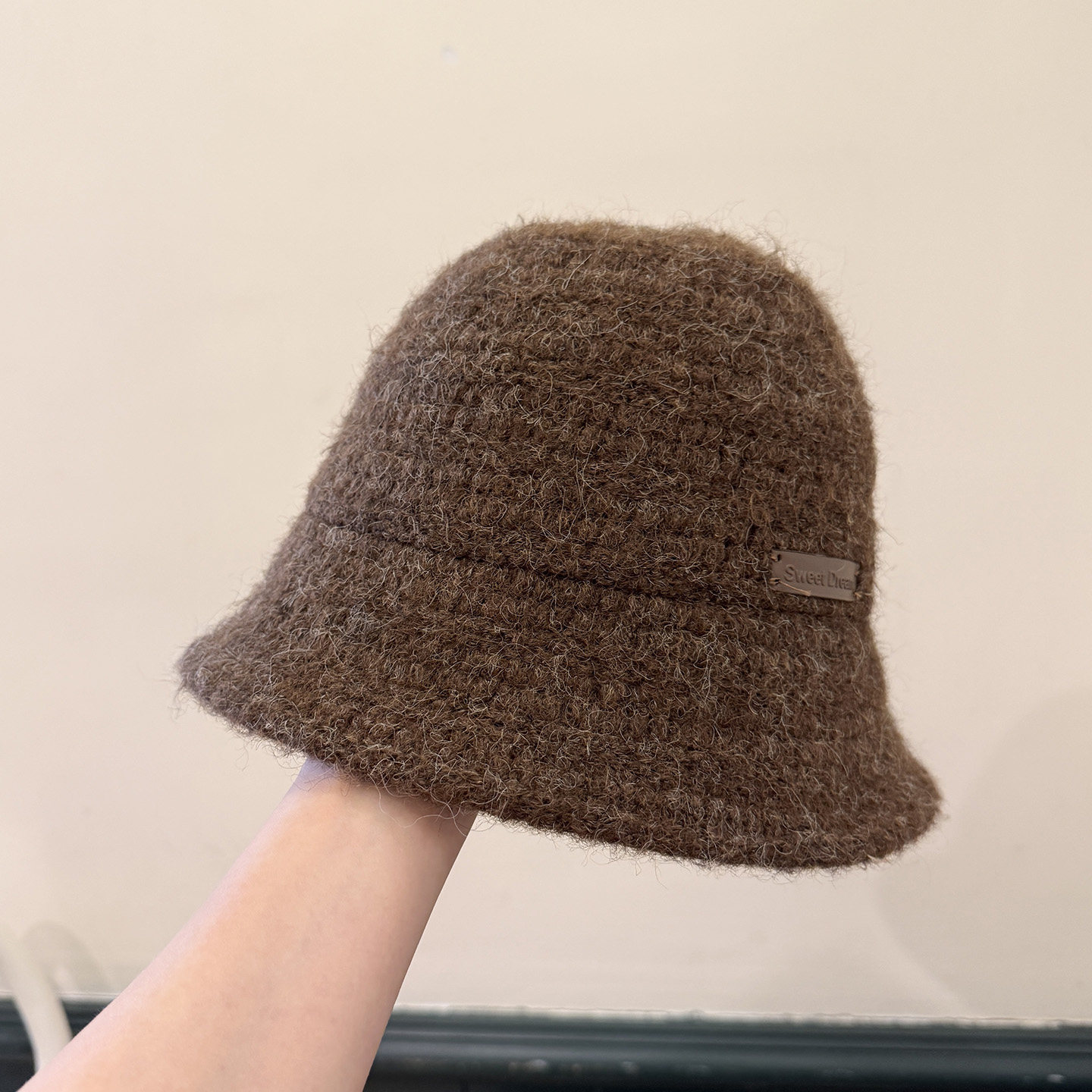 韩国秋冬绑带开叉针织渔夫帽女百搭防寒保暖显脸小毛线水桶盆帽潮,淘宝优惠券,粉丝福利购,淘宝优惠卷