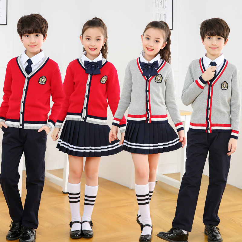 国庆节幼儿园园服儿童学院英伦风班服中小学生校服套装朗诵合唱服