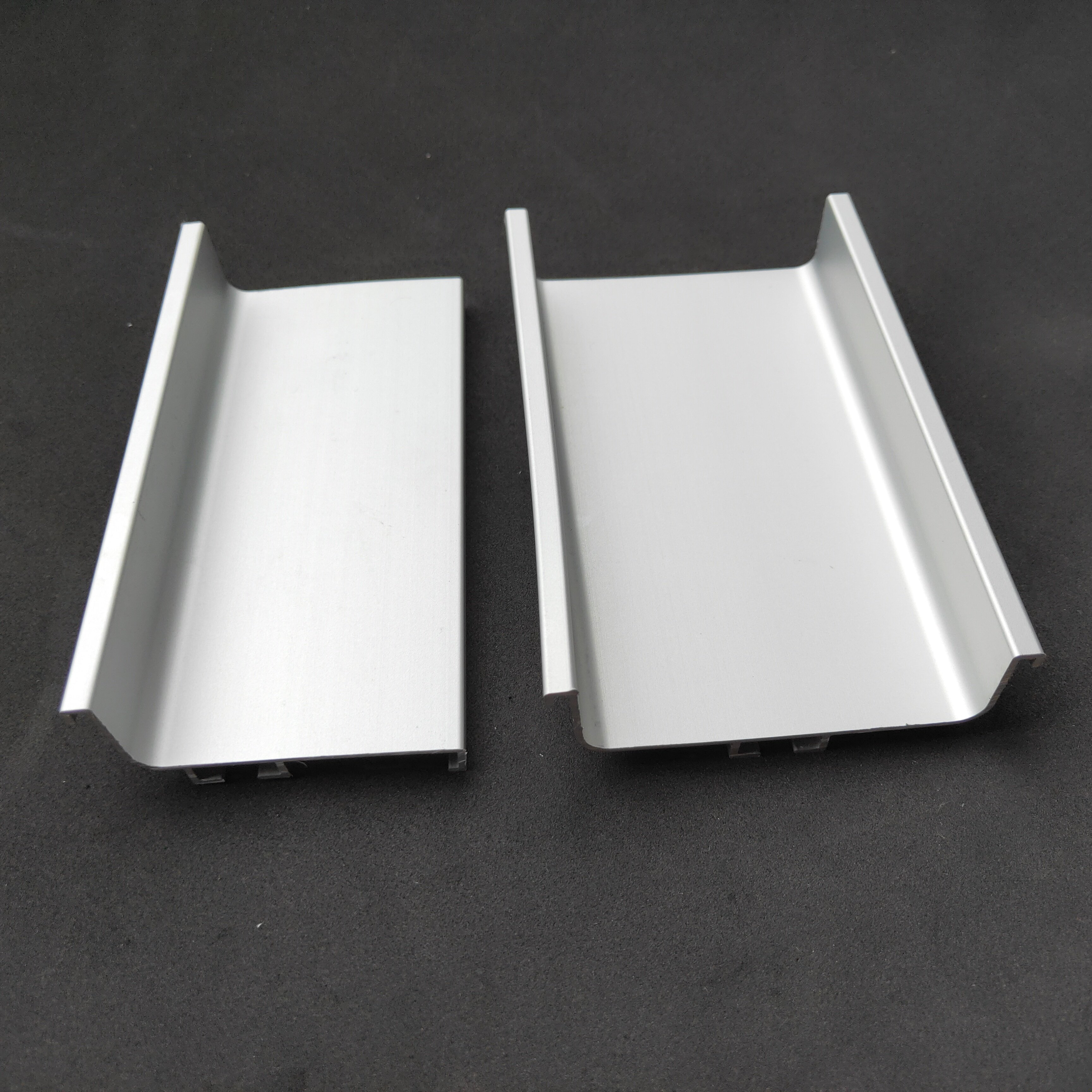 隐藏式嵌入式厨房c型铝合金l行厨房柜拉手暗把手橱柜铝合金免拉手