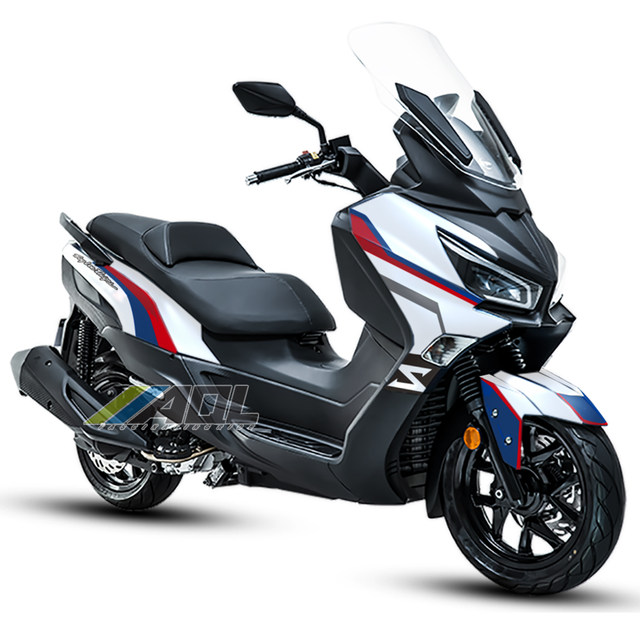 Suitable for Sanyang Jiumei Z300 stickers personalized modified prints anti-scratch protective film pull flower color changing decal color changing film