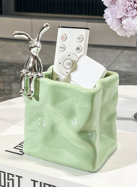 高颜值客厅卧室收纳筒装饰摆件