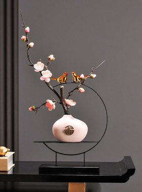 新中式意境家居装饰花瓶摆件