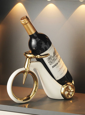 轻奢红酒架装饰摆件乔迁礼物