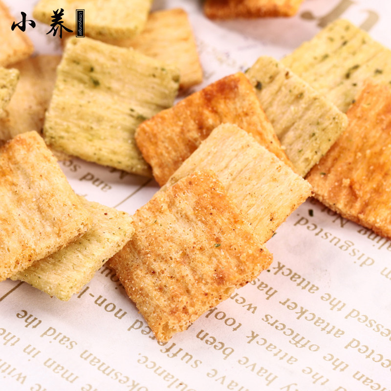 小养粗粮80g*10袋混合装怀旧锅巴 小养膨化食品
