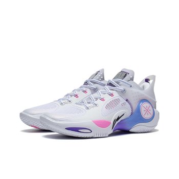 Damai ກິລາ Li Ning Fission 8 ເກີບບ້ວງ Shock Absorbing Anti-Slip Wear-Resistant Low-top Practical Basketball Shoes ABPT029