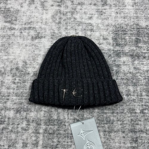 Thug Club 25fw 星月针织毛线冷帽 金属logo帽子保暖套头帽韩国 - 图2