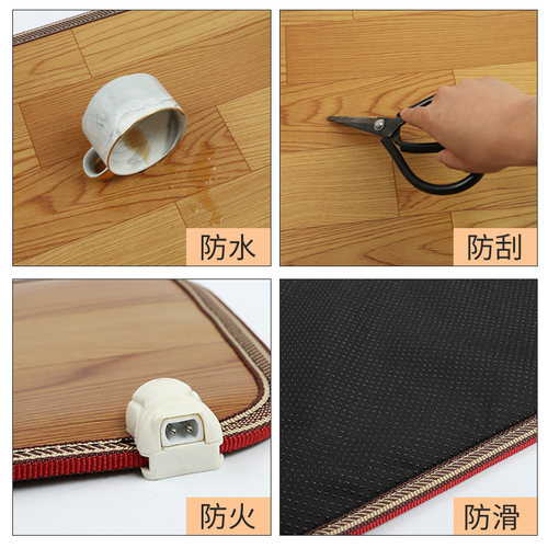 冬天暖脚神器取暖脚垫电热暖脚宝办公室脚底加热垫桌下暖脚器保暖 - 图2