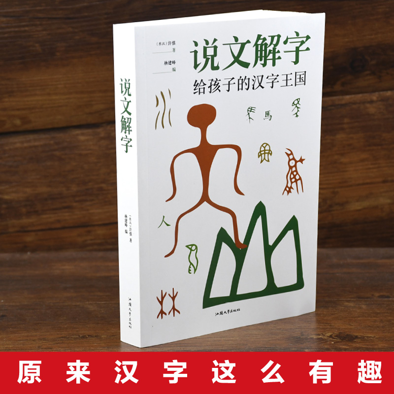 说文解字给孩子的汉字王国许慎著中小学生版注音版图解汉字古代汉语字典课外学习读本儿童学习汉字书籍语言文字图解汉字