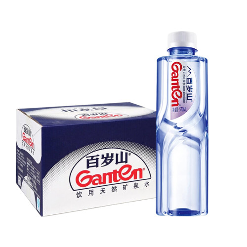 百岁山矿泉水348/570ml*24瓶整箱批发小瓶饮用水家庭办公非纯净水 - 图3