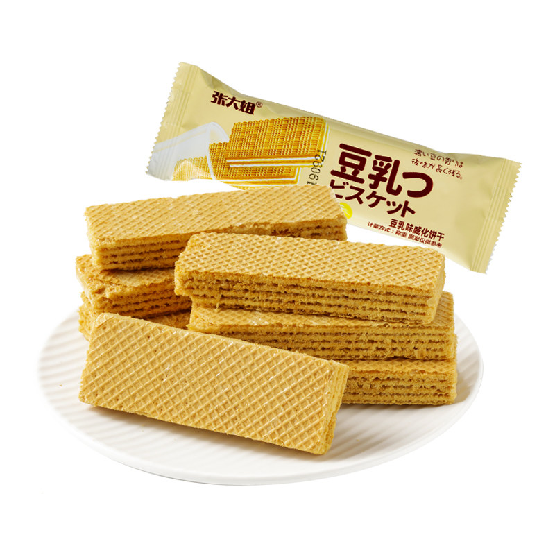 豆乳威化饼干 张大姐食品威化饼干