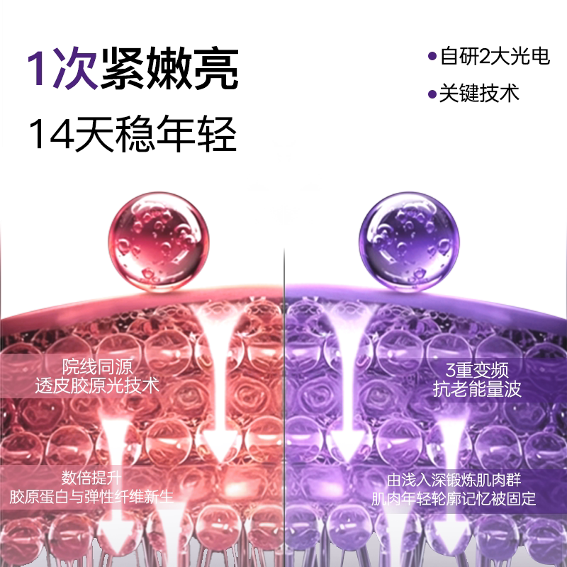 慕苏美容仪脸部按摩仪黑头清洁仪抗皱家用面部仪器mesmooth
