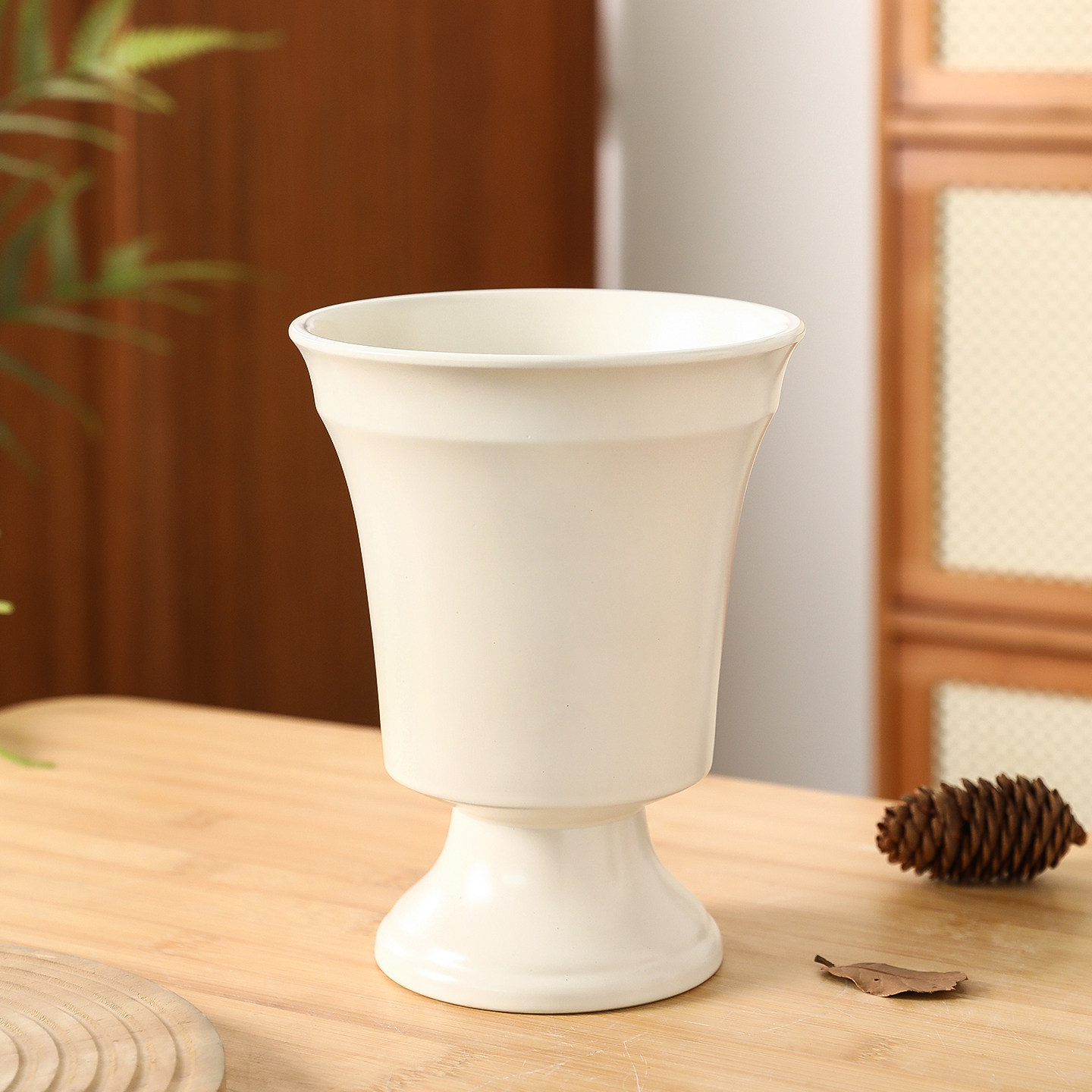 复古高脚陶瓷花盆欧式高级感家用室内软装摆件蝴蝶兰专用花卉套盆,淘宝优惠券,粉丝福利购,淘宝优惠卷